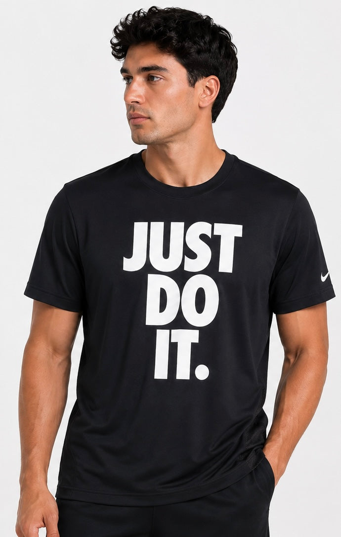 Nike Men’s Just Do It T-Shirt Black – Camiseta Deportiva