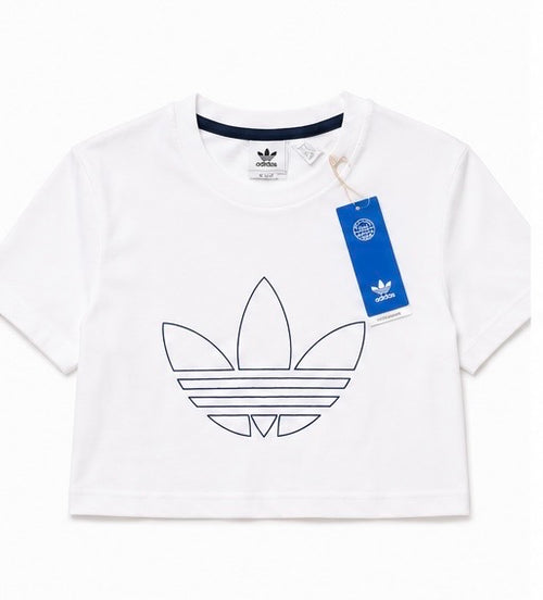 adidas Originals Women's Crop Top White – HK5178
