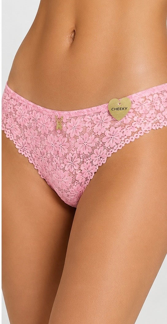 Juicy Couture Women’s 5-Pack Lace Cheeky Panties – Assorted Colors