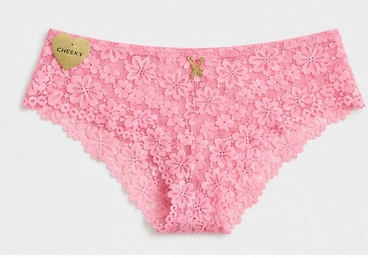 Juicy Couture Women’s 5-Pack Lace Cheeky Panties – Assorted Colors