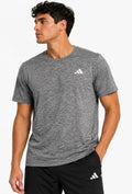 adidas Men’s Tech Tee Heather Gris – Talla M