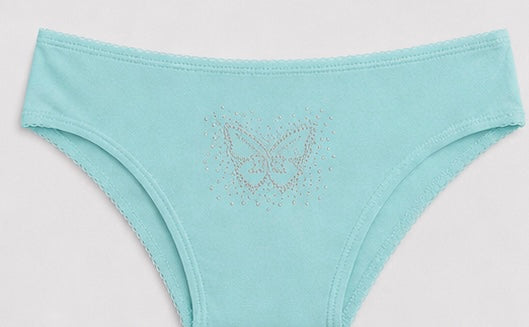 Juicy Couture Women’s 5-Pack Butterfly Panties – Size M