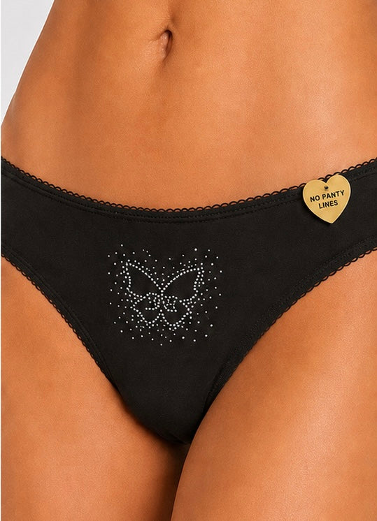 Juicy Couture Women’s 5-Pack Butterfly Panties – Size M