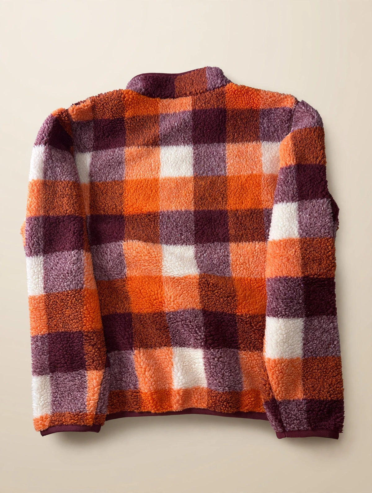 Nike Club Winterized Half-Zip Fleece – Orange Plaid