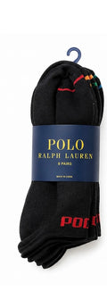 Polo Ralph Lauren Men’s 8-Pair Crew Socks Set – Black